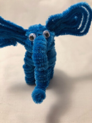 Pipe Cleaner Elephant from Pipe Cleaner Animals