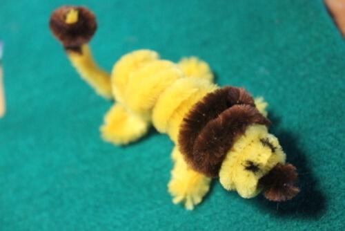 Pipe Cleaner Lion from My Kid Craft