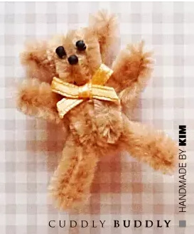 Quick & Easy Pipe Cleaner Teddy Bear from Buddly Crafts