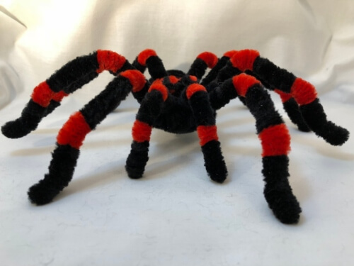 Tarantula Pipe Cleaner from Pipe Cleaner Animals