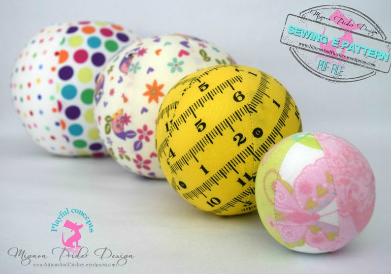 easy perfect ball sphere sewing pattern