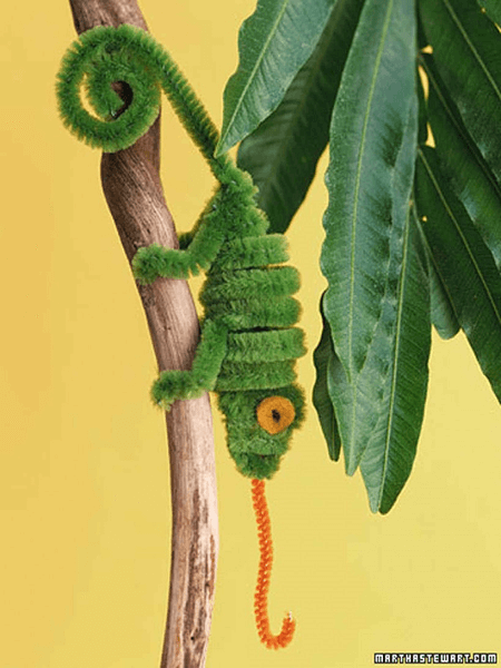 Pipe Cleaner Chameleon by Martha Stewart