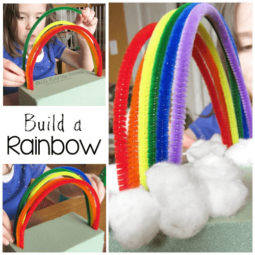 Pipe Cleaner Rainbow by Still Playing School