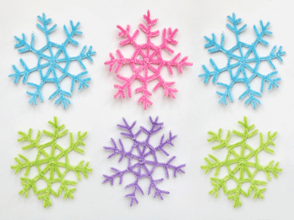 Pipe Cleaners Snowflake by First Palette