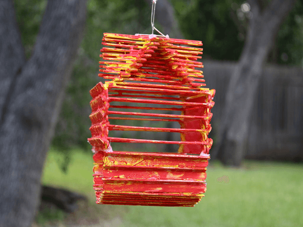 Popsicle Stick Birdhouse by Instructables