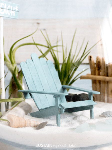 Popsicle Stick Mini Adirondack Chair by Sustain My Craft Habit