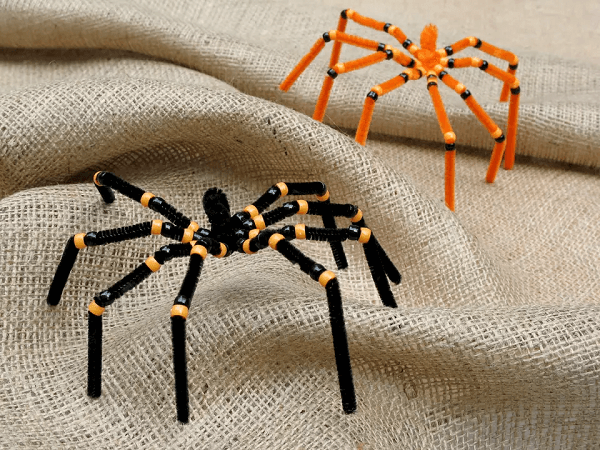 Spider Pipe Cleaner Craft by Preschool Crafts for Kids