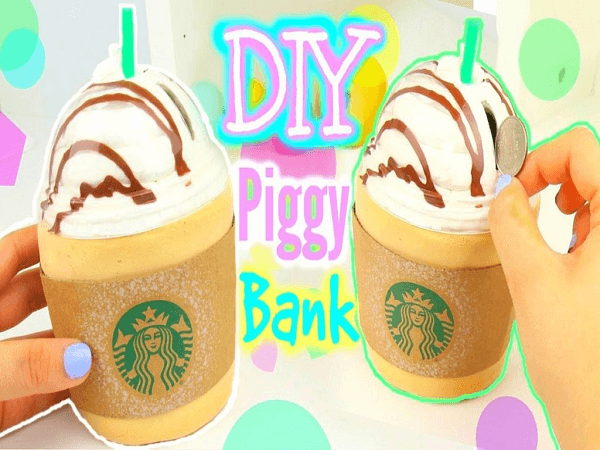 DIY Starbucks Piggy Bank by Karina Garcia