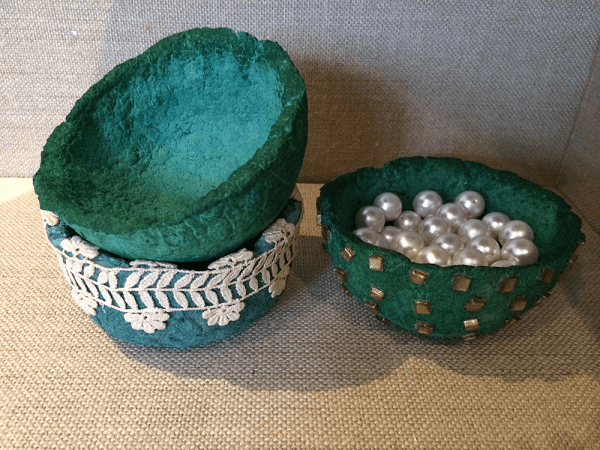 Egg Carton Bowls by Elsie Deliz-Fonsec