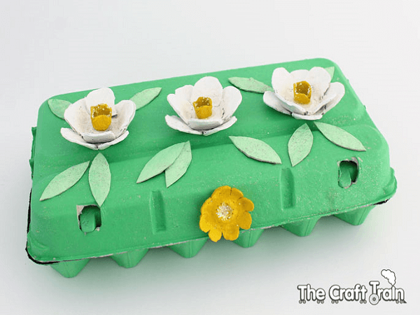 Egg Carton Jewelry Box by The Craft Train