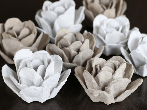 Egg Carton Roses by Bliss Bloom Blog