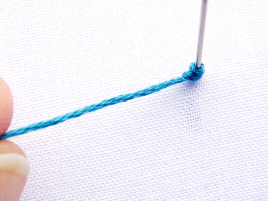how to do a french knot stitch