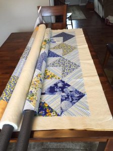 How to Sandwich a Quilt Perfectly | Written 5 rolling quilt sandwich