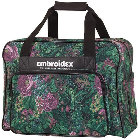7 Best Sewing Machine Bags (Oct) 2020 Reviews 11 Embroidex Floral Sewing Machine Carrying Case From Amazon