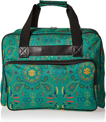 7 Best Sewing Machine Bags (Oct) 2020 Reviews 10 Janome Paisley Universal Sewing Machine Tote Bag From Amazon