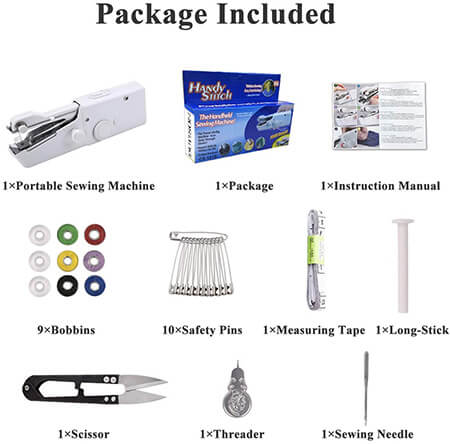 Included accessories from Amazon