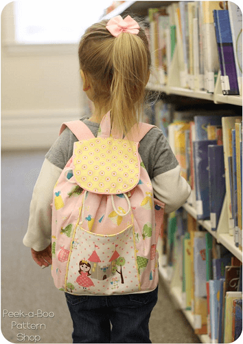 Lil Adventurer Backpack Sewing Pattern by Peekaboo Pattern Shop