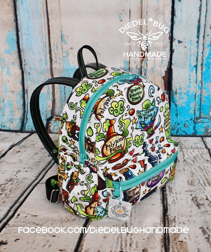 Mini Backpack Sewing Pattern by Diedelbug Handmade