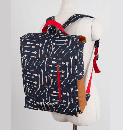 Ruther Backpack Sewing Pattern by I think I Sew Bags