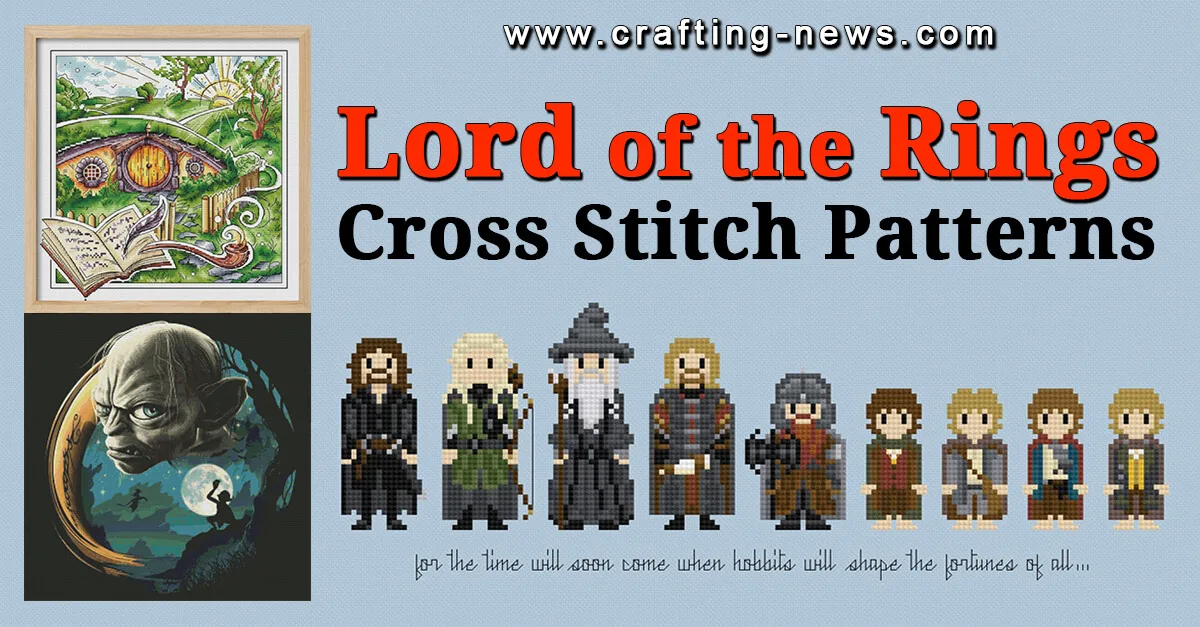 12 Lord Of The Rings Cross Stitch Patterns