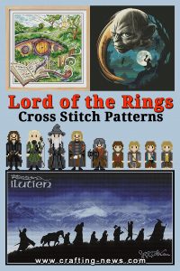 LORD OF THE RINGS CROSS STITCH PATTERNS