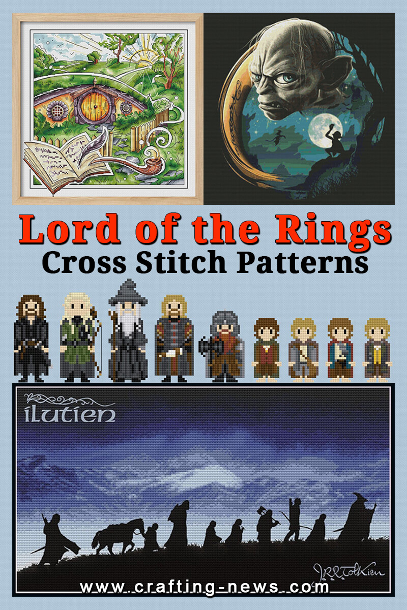 12 Lord Of The Rings Cross Stitch Patterns Crafting News