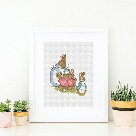 Peter Rabbit And Family Cross Stitch Pattern by Jac Of All Craft