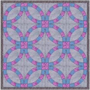 12 Wedding Ring Quilt Patterns 9 5 Segment Single Wedding Ring Quilt Pattern by HamburgCreations