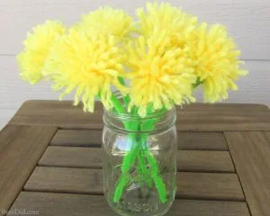 EASY TASSEL PIPE CLEANER FLOWERS BY BREN DID