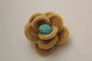 HAIR CLIP PIPE CLEANER CRAFTS FLOWERS BY FARMISH MOMA