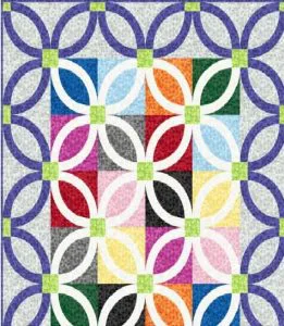 12 Wedding Ring Quilt Patterns 13 Jot Dot Free Wedding Ring Quilt Pattern by Denise Russell