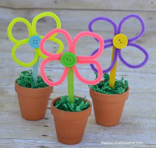 21 Pipe Cleaner Flowers Tutorials - Crafting News