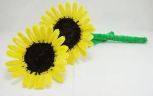 PIPE CLEANER SUNFLOWERS TUTORIAL BY SKYMAGENTA'SCRAFTY