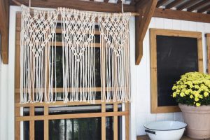 DIY Door Macrame Curtain Pattern by Mollie Johanson