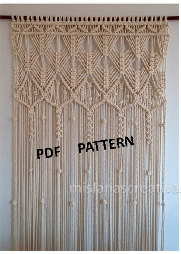 18 Macrame Curtain Patterns Crafting News Crafting News