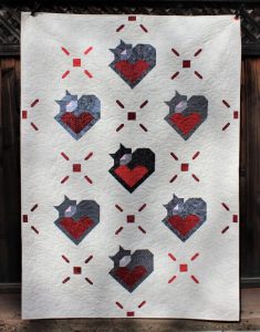 WRAP UP SOME LOVE, EASY CAT QUILT PATTERN BY QUILTFABRICATION