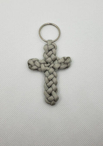 Cross Paracord Keychain by Tied Tightly