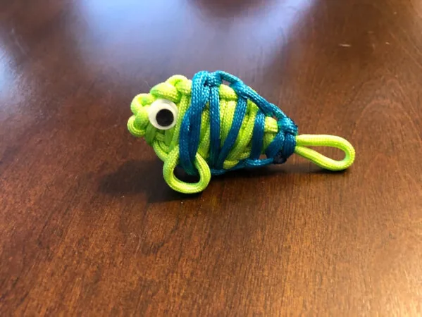 Paracord Fish Keychain