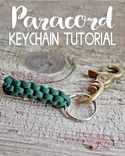 Survival Paracord Keychain from Kleinworth & Co