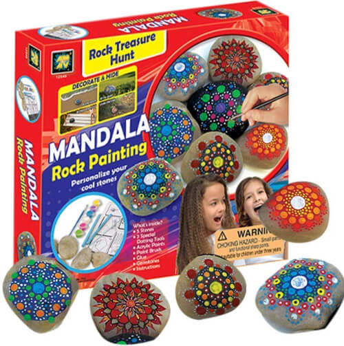 AMAV Toys Mandala Rock Painting Kit