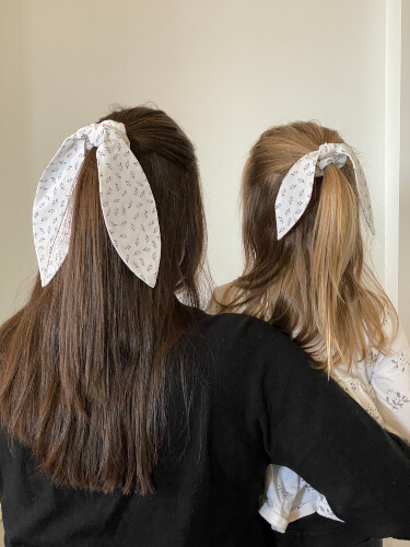 Scrunchies with Bows Sewing Pattern from JayKaiy