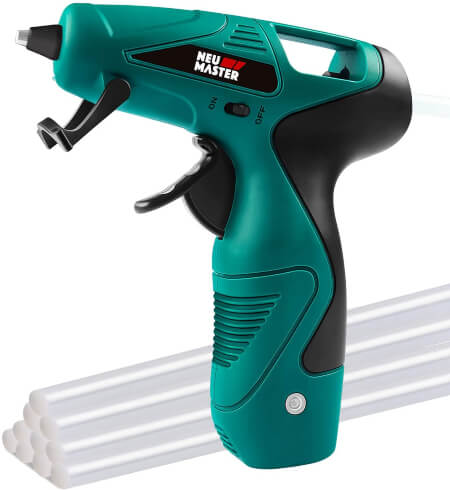 Cordless Hot Glue Gun, Rapid Heating UL Certified Glue Gun Kit with Premium Glue Stick