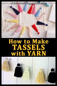 HOW TO MAKE TASSELS WITH YARN