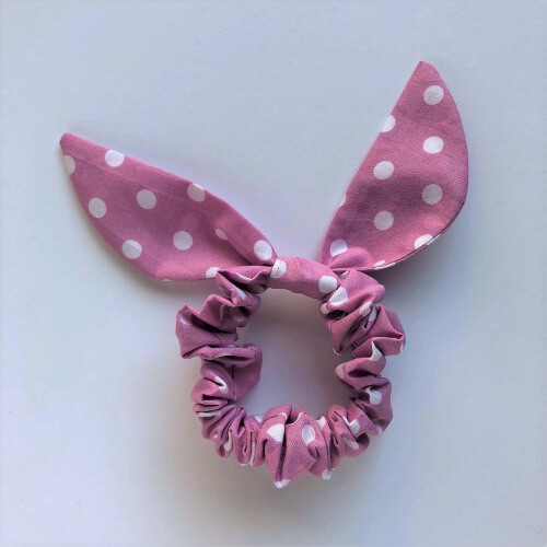 Hair Scrunchies with Bows Pattern by Patternosaurus