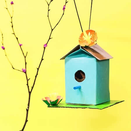 DIY Juice Carton Birdhouse by Barley & Birch