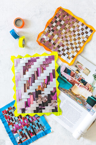 DIY Paper Weaving by The House That Lars Built