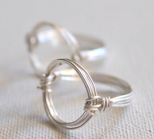 DIY Circle Wire Ring by Kimberlie Kohler