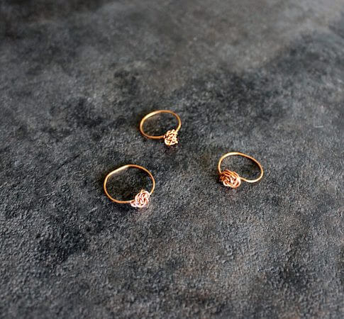 DIY Dainty Stacking Wire Ring by Creative Fashion Blog