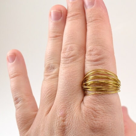 Easy DIY Wire Wrapped Rings by Dream A Little Bigger