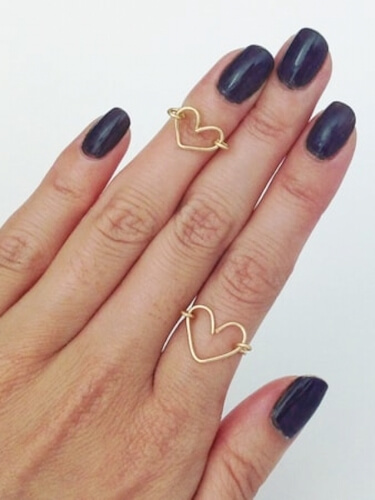 DIY Wire Heart Ring by YesMissy